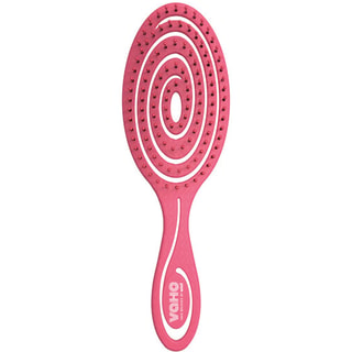 Escova desembaraçadora biodegradável Todos os tipos de cabelo - Rosa