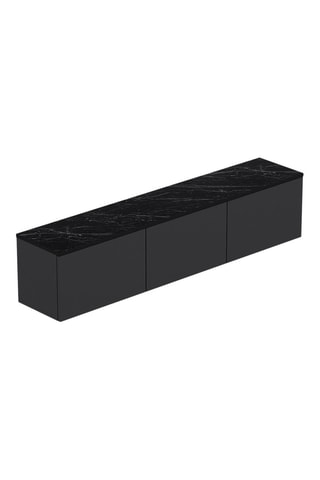 Meuble TV 3 abattants Neon Illuminated - 160 x 35 x 32 cm