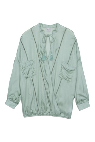 Top Feminine - Zeegroen