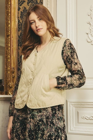 Mouwloos Jasje Victor - Beige