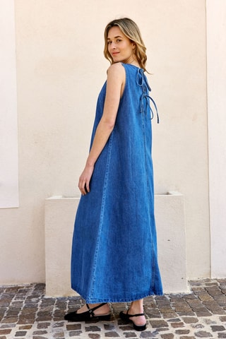 Lange Spijkerjurk Rafaelle - Blauw