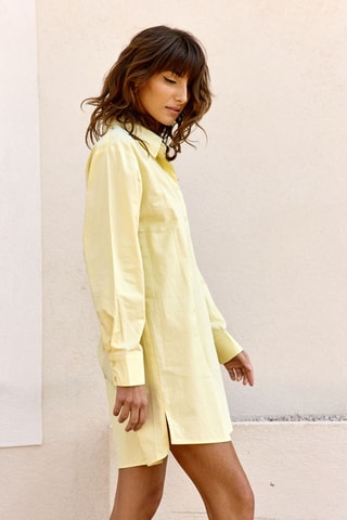 Blouse-jurk - Geel