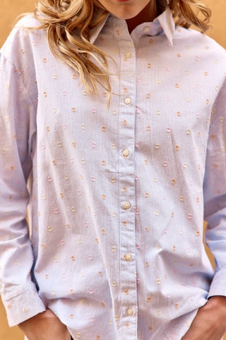 Camisa Camille - Celeste
