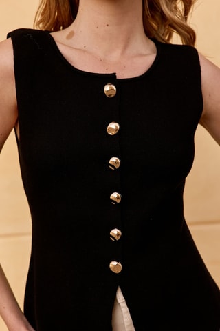 Mouwloos Vest Montaine - Zwart
