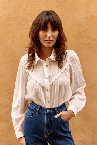 Camisa Claudine - Blanco
