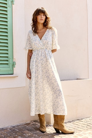 Vestido midi Roxie - Crudo