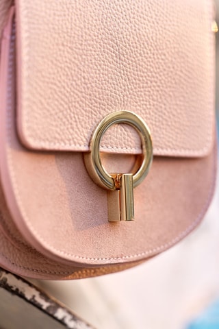 Leren Handtas Habel - Nude