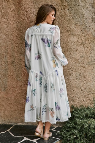 Trapeziumjurk Reponce - Wit