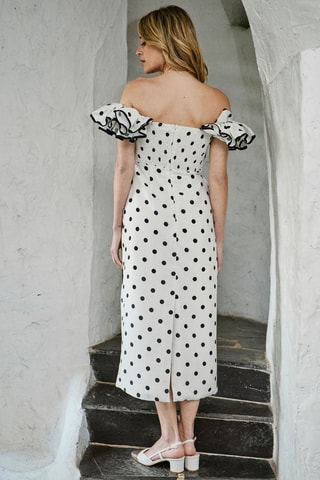 Midi-jurk Rejane - Wit
