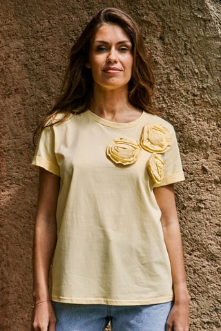 T-shirt Tifanie - Geel