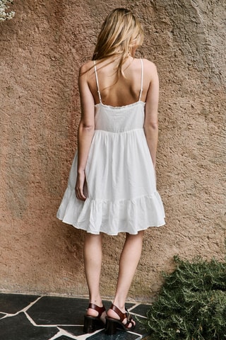 Trapeziumjurk Reine - Wit