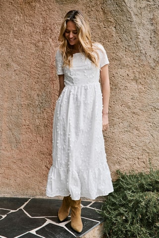 Vestido largo Rolande - Blanco