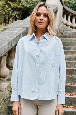 Camicia Capitaine - Celeste