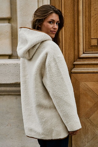 Dubbelzijdig Jasje Capuchon Linoy - Beige