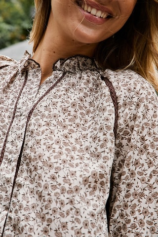 Blouse Charlène - Bruin
