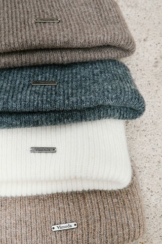 Gorro de angora y lana Hugo - Blanco