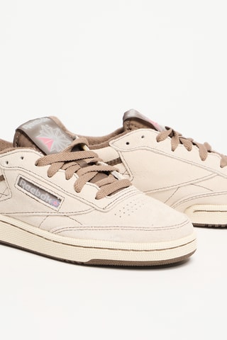 Nubuck Sneakers Club C 85 Vintage - Beige