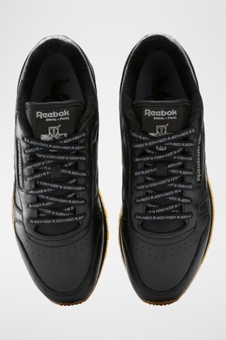Leren Sneakers - Zwart en Zilverkleurig