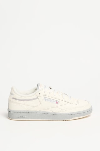 Kalfsleren Sneakers Club C Revenge Vintage - Wit