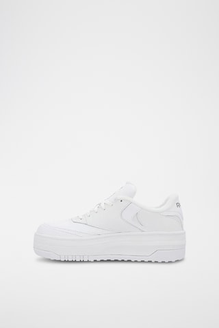 Platform Leren Sneakers Club C Extra - Wit
