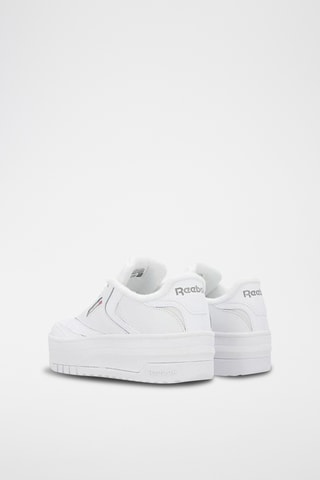 Platform Leren Sneakers Club C Extra - Wit