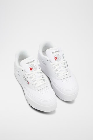 Platform Leren Sneakers Club C Extra - Wit