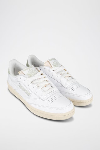 Leren Sneakers Club C 85 Vintage - Wit
