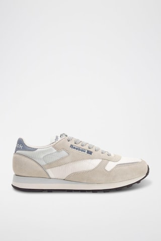 Leren Sneakers Classic Leather Wet Nylon - Beige
