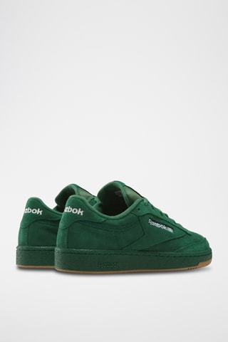 Nubuck Sneakers Club C 85 - Donkergroen