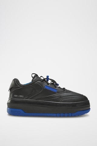 Vegan Platform Sneakers Club Extra - Zwart 