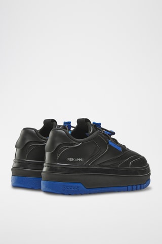 Vegan Platform Sneakers Club Extra - Zwart 