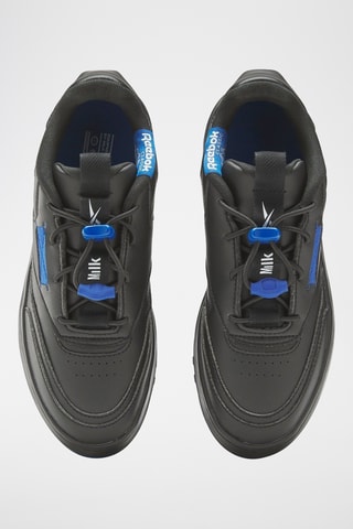 Vegan Platform Sneakers Club Extra - Zwart 