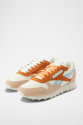Leren Sneakers Classic Leather - Zwart