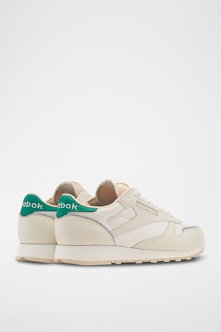 Leren Sneakers Classic Wet Nylon - Wit