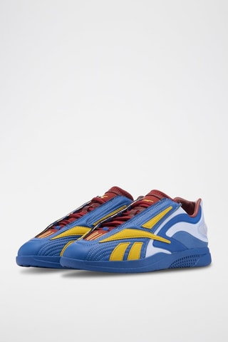 Leren Sneakers Hammer Pro LTD - Wit en Kobaltblauw