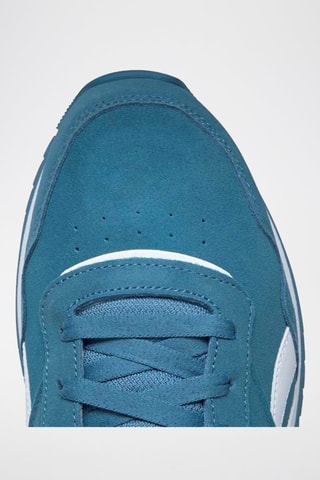 Nubuck Sneakers Glide Ripple - Petrolblauw