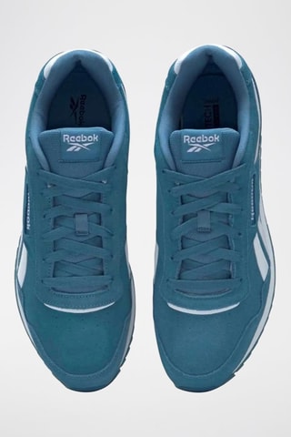Nubuck Sneakers Glide Ripple - Petrolblauw