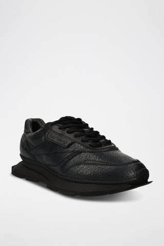 Leren Sneakers Classic Leather LTD - Zwart