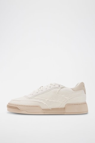 Nubuck Sneakers Club C LTD - Wit en Beige