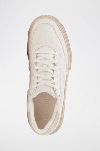 Nubuck Sneakers Club C LTD - Wit en Beige