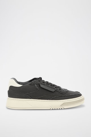 Nubuck Sneakers Club C LTD - Zwart en Wit