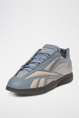 Leren Sneakers Hammer Pro LTD - Wit en Lichtblauw