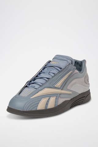 Leren Sneakers Hammer Pro LTD - Wit en Lichtblauw