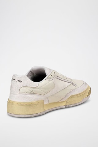 Leren Sneakers Club C Ltd Vintage R - Ecru