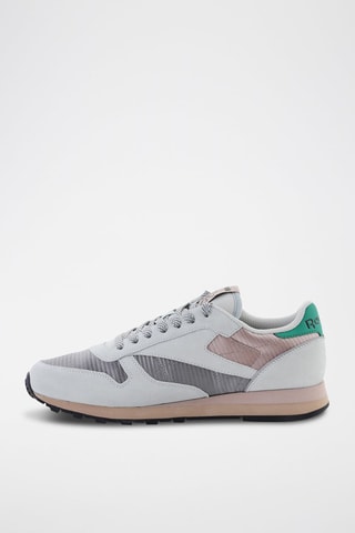 Leren Sneakers Classic Wet Nylon - Wit