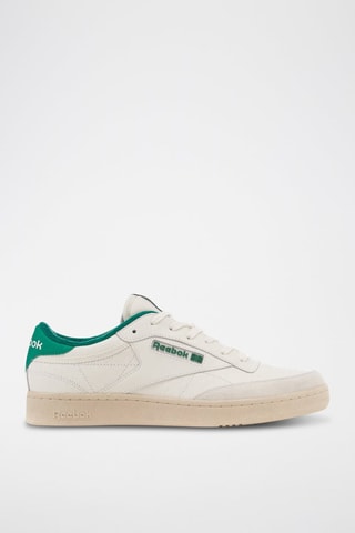 Leren Skateboardschoenen Club C - Wit
