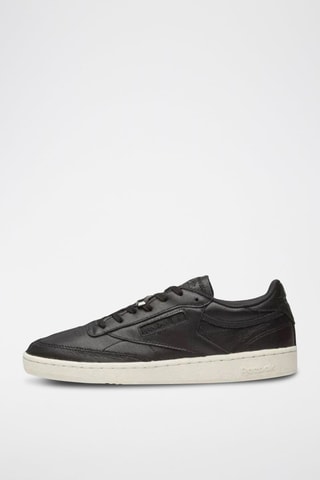 Leren Skateboardschoenen Club C - Donkerbruin