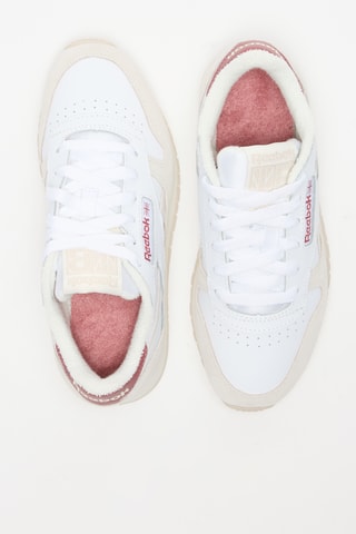 Leren Trainingsschoenen Classic - Wit