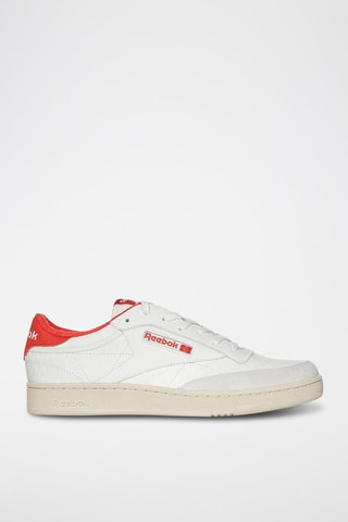 Leren Skateboardschoenen Club C - Wit