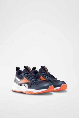 Leren Hardloopschoenen XT Sprinter 2.0 - Marineblauw en Oranje
